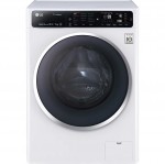 LG Eco Hybrid With TrueSteam FH4U1JBH2N Free Standing Washer Dryer in White